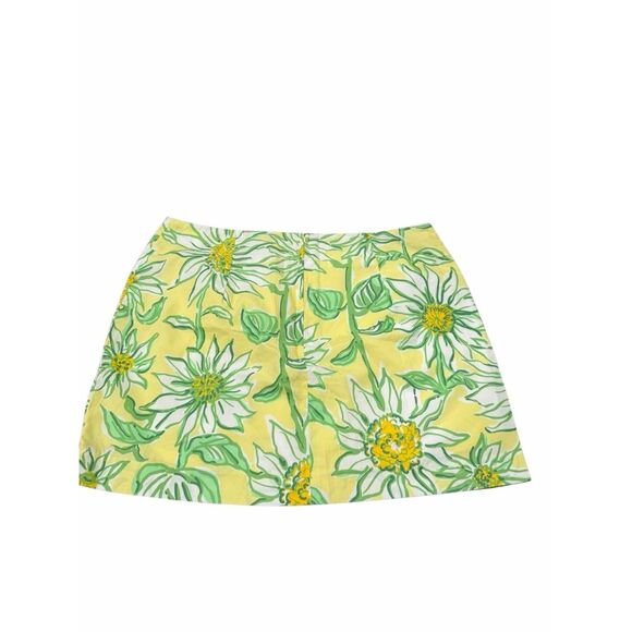 NWT Lilly Pulitzer Gardner Mini Skort- limoncello sunbelievable size 8 - Picture 4 of 8